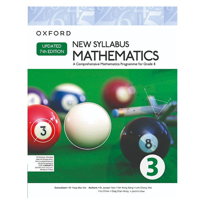 New Syllabus Mathematics Book 3 Updated 7th Edition