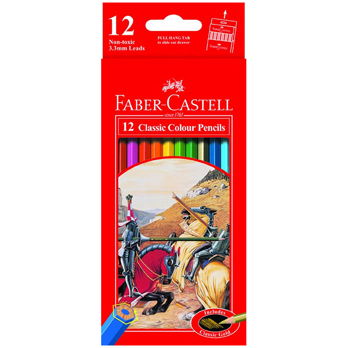 Faber Castell Classic Colour Pencils 12 Pcs