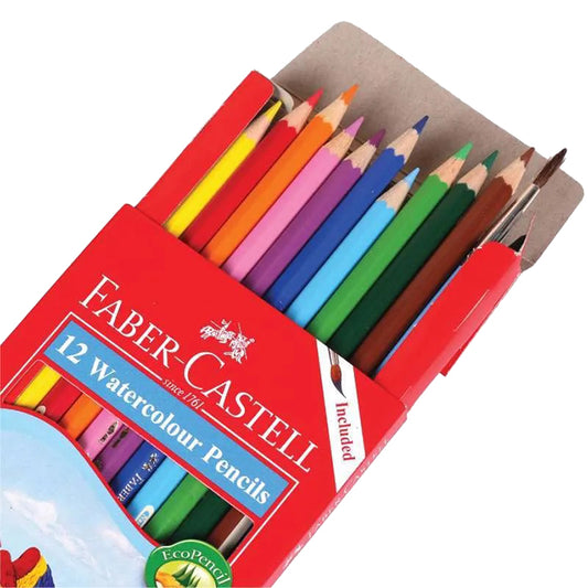 Faber Castell Watercolour Pencils 12 Pcs