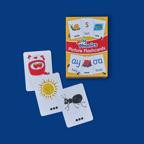 Jolly Phonics Picture Flashcards (in print letters)