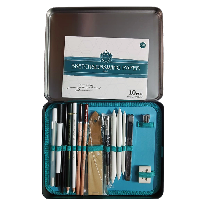 Keep Smiling Sketch & Draw 36Pcs + Notebook No.SMTZ-0036