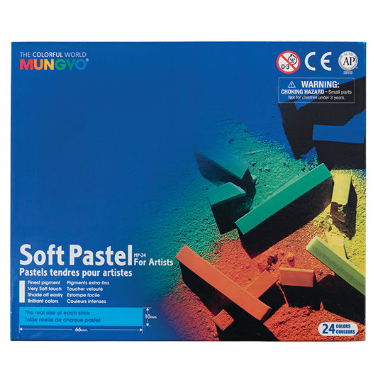 Mungyo Soft Pastel Colors 24 Pcs Set