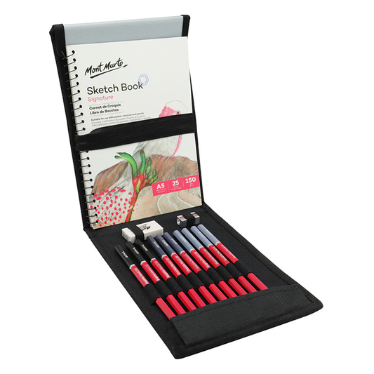 Mont Marte Sketching Wallet Set 14Pcs