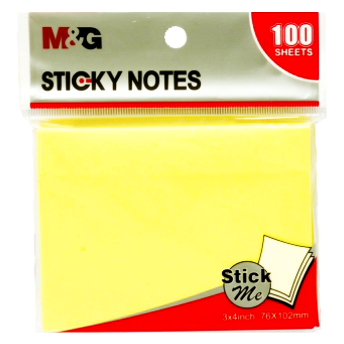 M&G Sticky Notes 3x4inch