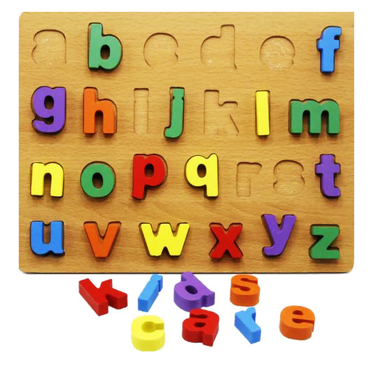 Wooden 3D Small abc Alphabets Puzzle - WP007