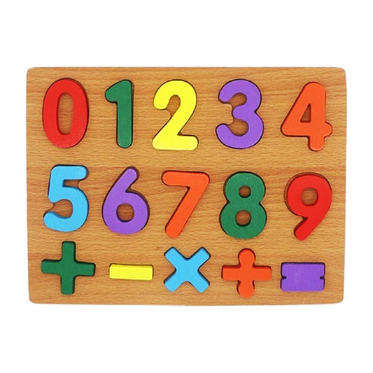 Wooden 3D Numbers Puzzle - WP005