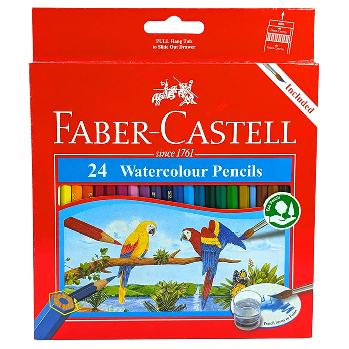 Faber Castell Watercolour Pencils 24 Pcs