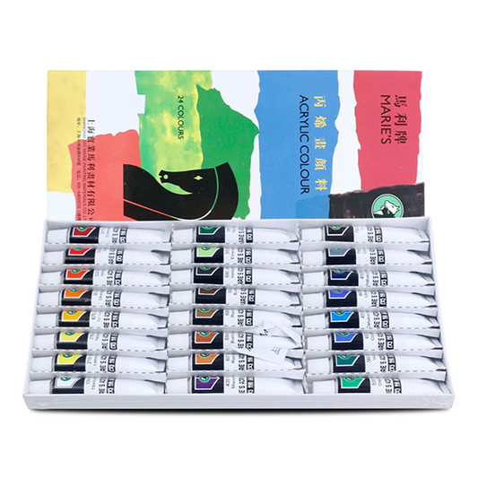 Marie's Acrylic Colour Set of 24 Tubes 12ml - No.824