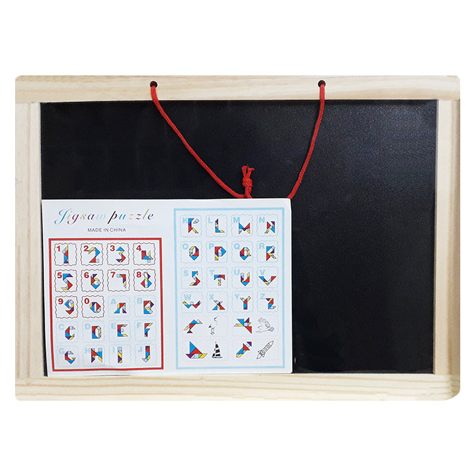 Wooden Double Sided Black/White Small Board - WP029