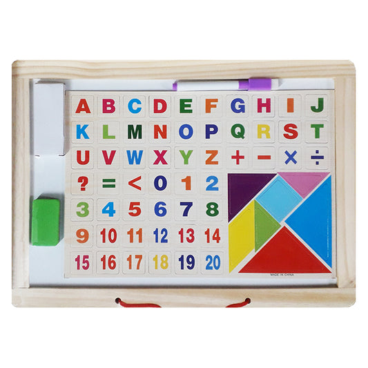 Wooden Double Sided Black/White Large Board - WP028