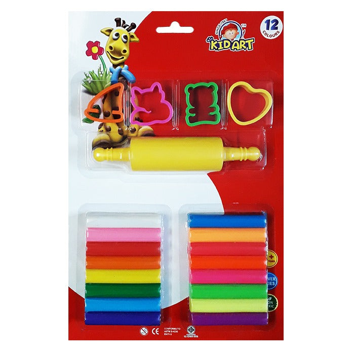 Kid Art 16 Clay with Rolling Pin & Molds No.B200
