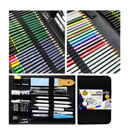 Keep Smiling Sketch & Draw Set 75Pcs No.SMTZ-0075