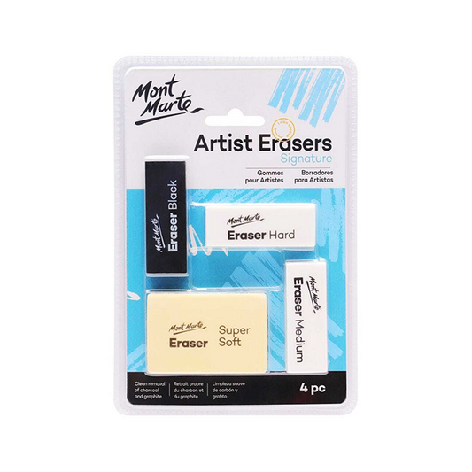 Mont Marte Signature Artist Erasers 4Pcs Set - MAXX0005