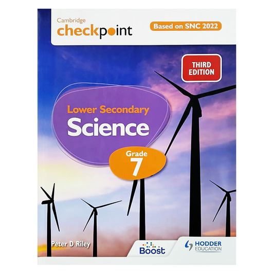 Cambridge Checkpoint Lower Secondary Science Textbook 7 (SNC aligned, Pakistan Edition - Hodder Cambridge)