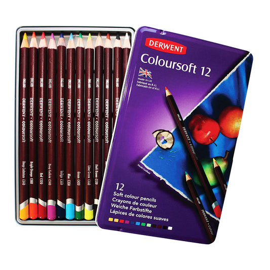 Derwent Coloursoft Pencils Set of 12