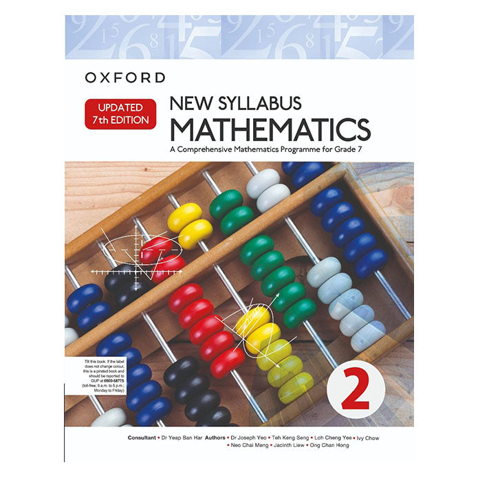 New Syllabus Mathematics Book 2 Updated 7th Edition