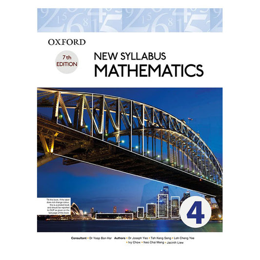 New Syllabus Mathematics Book 4 Updated 7th Edition