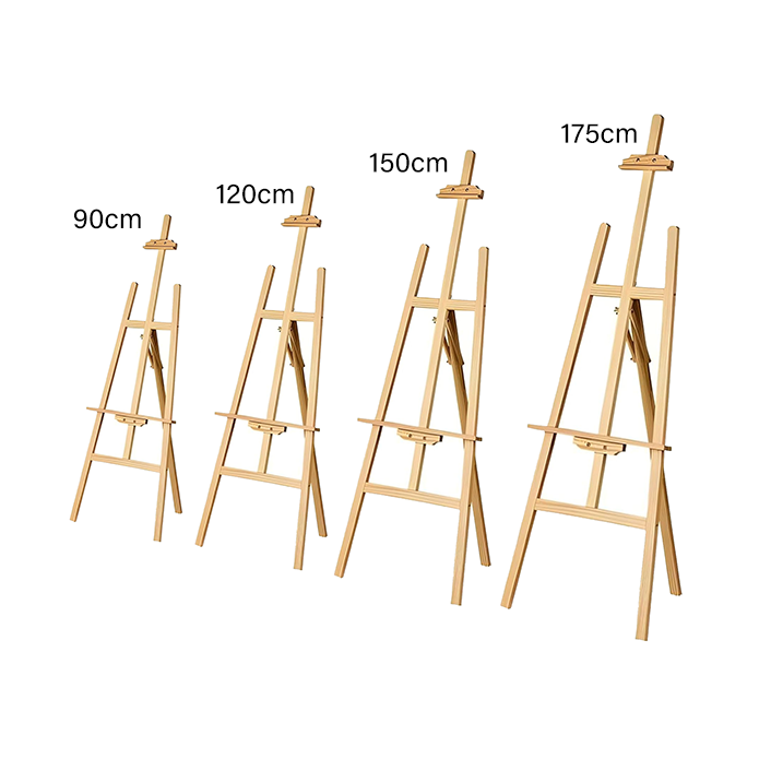 Giorgione Wooden Easel (90cm - 120cm - 150cm - 175cm)