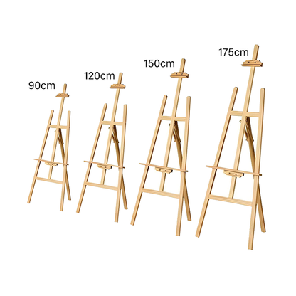 Giorgione Wooden Easel (90cm - 120cm - 150cm - 175cm)