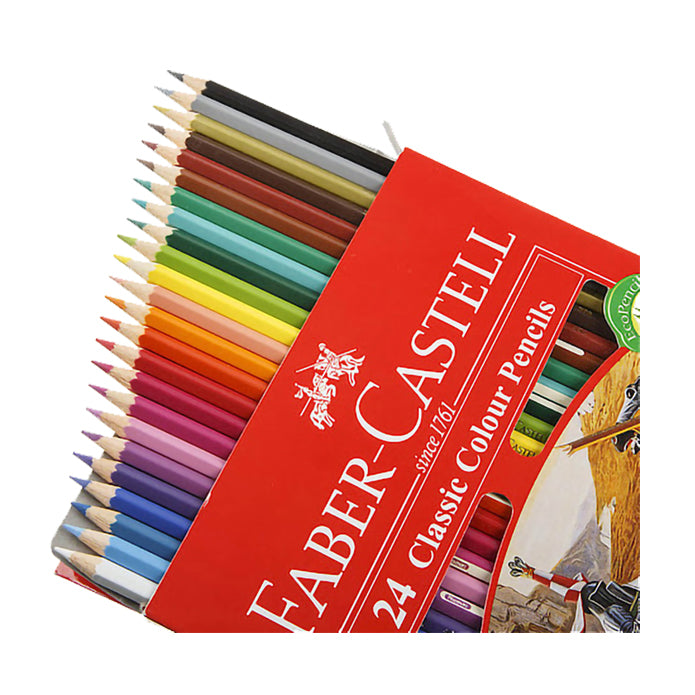Faber Castell Classic Colour Pencils 24 Pcs