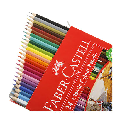 Faber Castell Classic Colour Pencils 24 Pcs