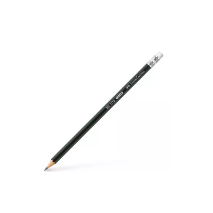 Faber-Castell Lead Pencil With Eraser 12 Pcs Pack 1112