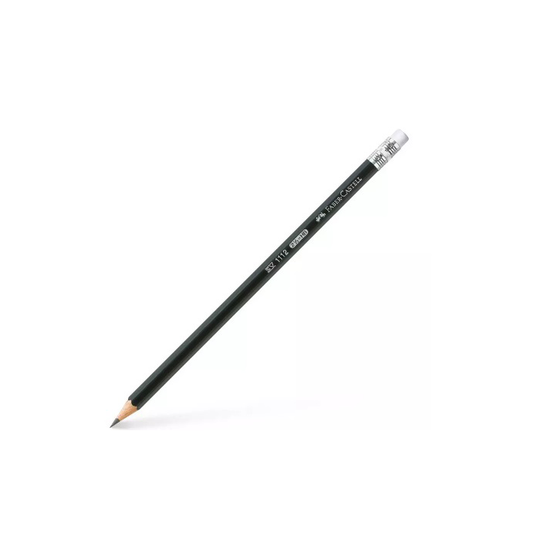 Faber-Castell Lead Pencil With Eraser 12 Pcs Pack 1112