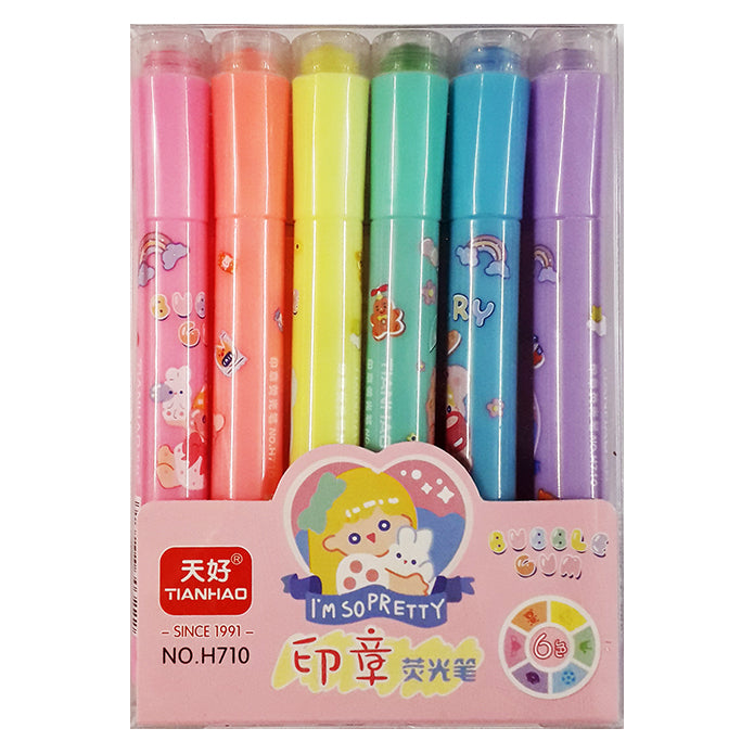 Tianhao Bubble Gum Stamp Highlighter No.H710