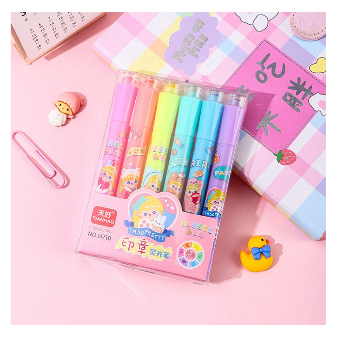 Tianhao Bubble Gum Stamp Highlighter No.H710