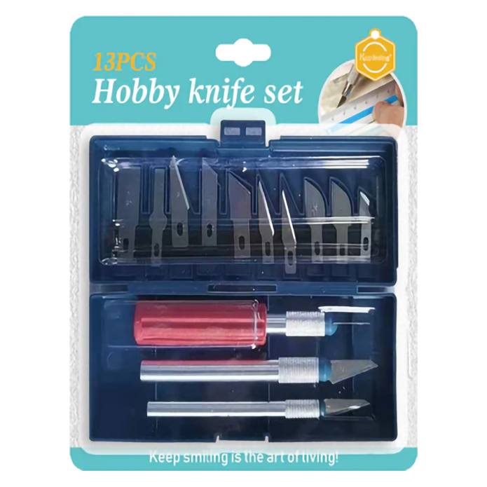 Keep Smiling Hobby Knife Set 13 Pcs No.I0065