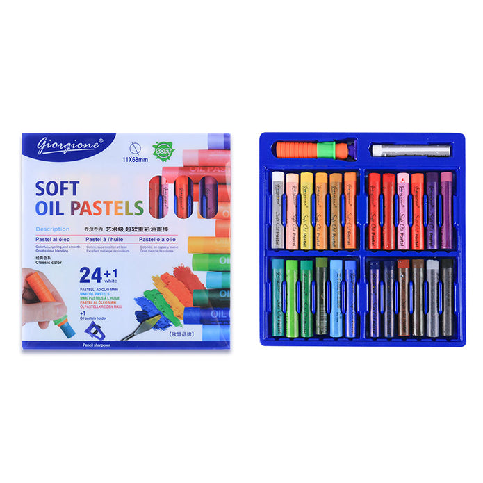 Giorgione Soft Oil Pastel Colors Set of 24+1+1 Pcs