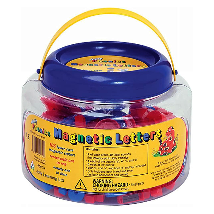 Jolly Phonics Magnetic Letters (Jar)