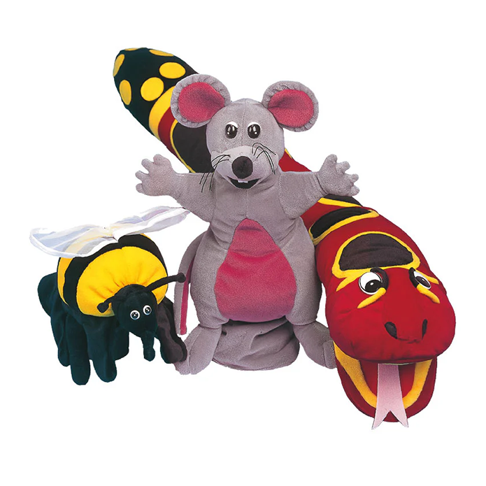 Jolly Phonics Puppets (Set of All 3)