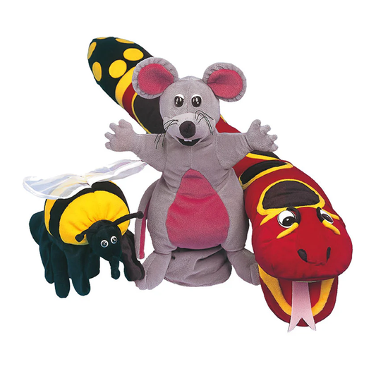 Jolly Phonics Puppets (Set of All 3)