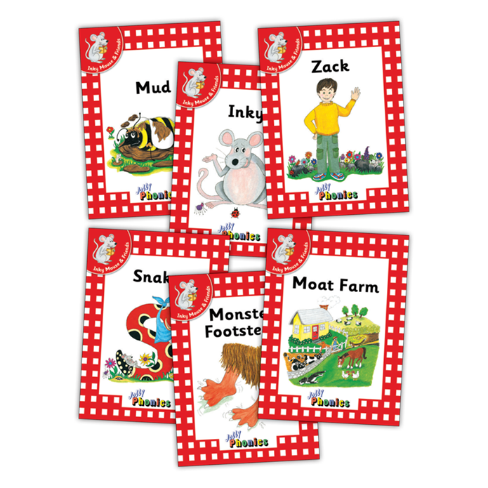 Jolly Phonics Readers Level 1 Inky & Friends (Pack of 6)