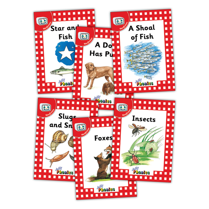 Jolly Phonics Readers Level 1 Nonfiction (Pack of 6)