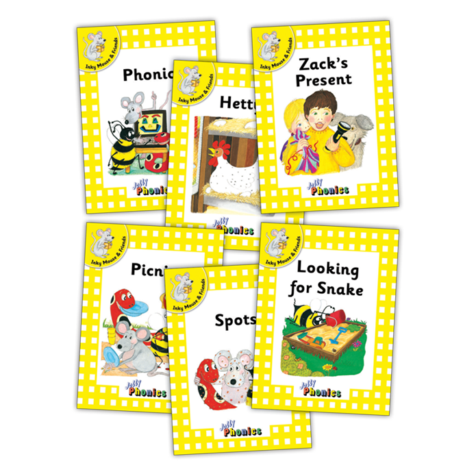 Jolly Phonics Readers Level 2 Inky & Friends (Pack of 6)