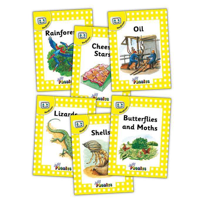 Jolly Phonics Readers Level 2 Nonfiction (Pack of 6)