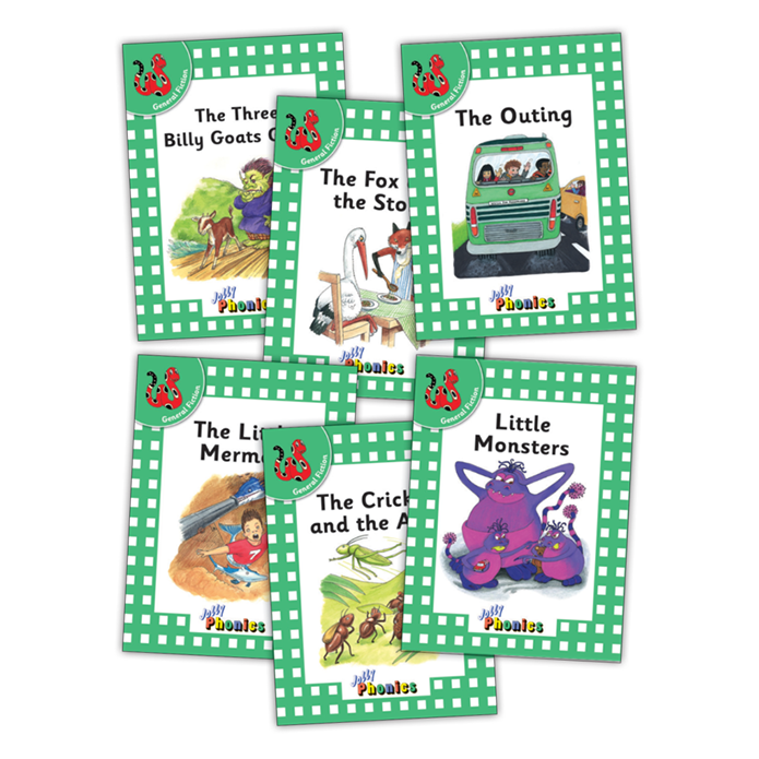 Jolly Phonics Readers Level 3 General Fiction (Pack of 6)