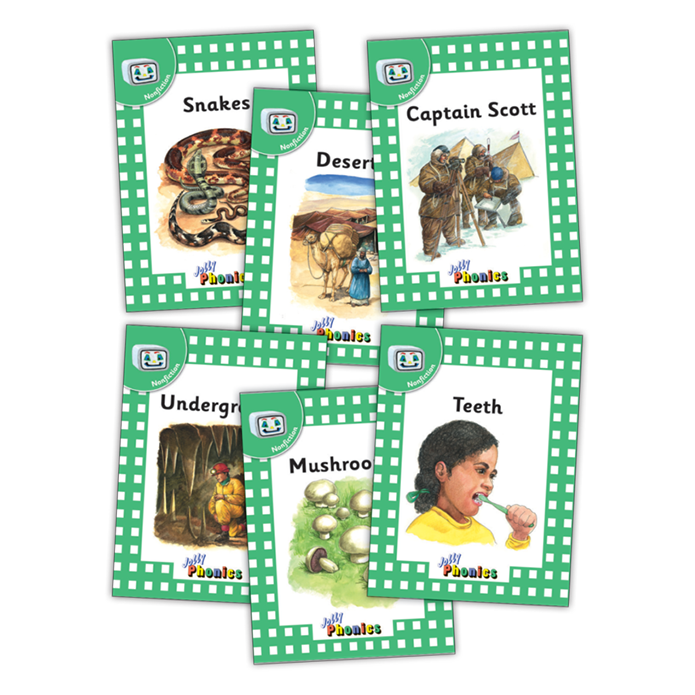 Jolly Phonics Readers Level 3 Nonfiction (Pack of 6)