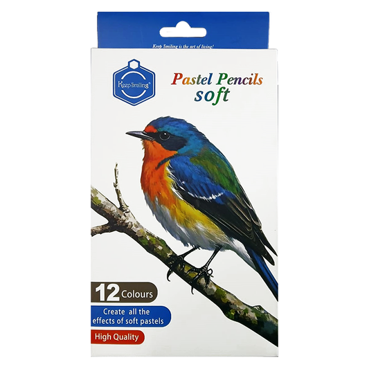 Keep Smiling Pastel Pencils Soft 12 Pcs No.TB-1020