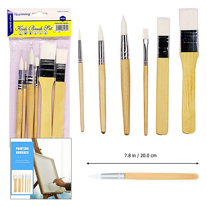 Keep Smiling Kids Brush Set - 6Pcs No.A6325