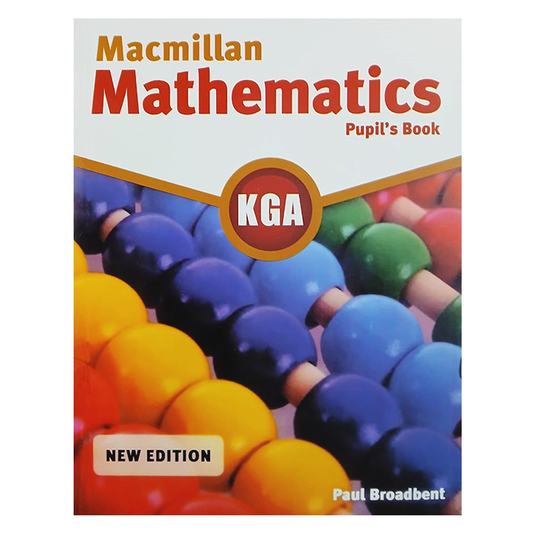 Macmillan Mathematics KG A – Pakistan Edition