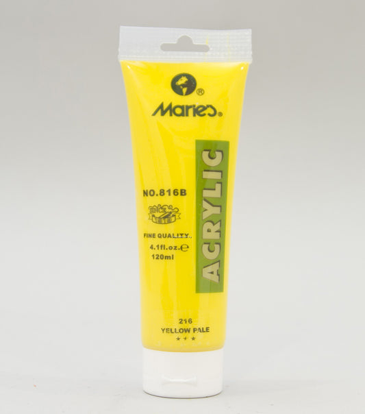 Maries Mid Yellow Acrylic Tube 75ml
