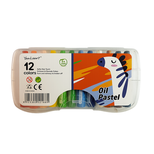 Oil Pastel 12 Colors Set