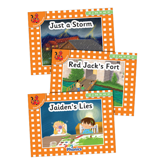 Jolly Phonics Orange Level Readers Set 4