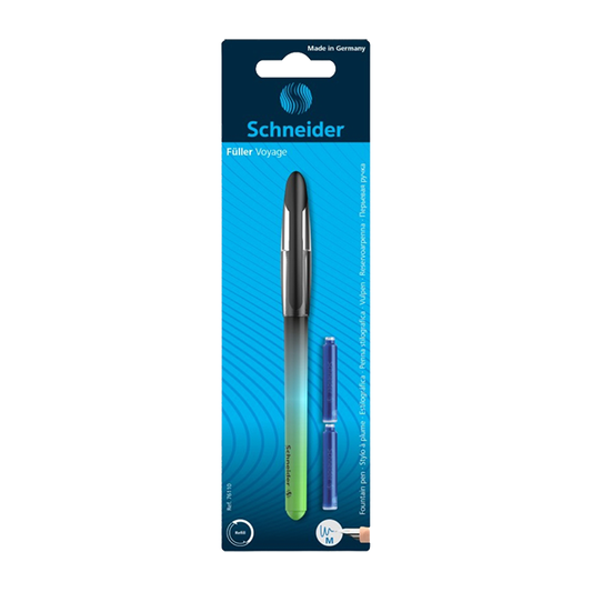 Schneider Fuller Voyage Fountain Pen with 2 Refiles