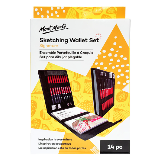 Mont Marte Sketching Wallet Set 14Pcs