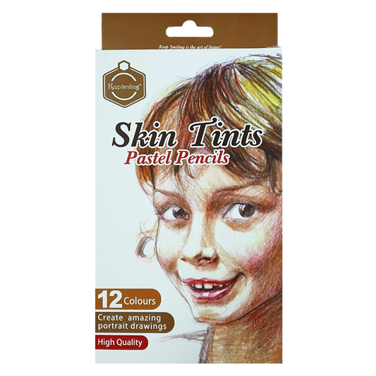 Keep Smiling Skin Tints Pastel Pencils 12 Pcs No.TB-1030