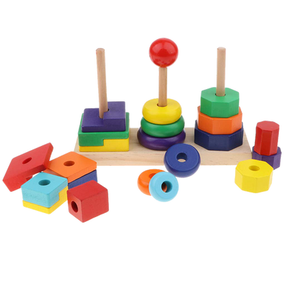 Rainbow Three Column Tower